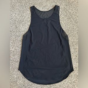 Lululemon black tank top. Waist length. Size 6